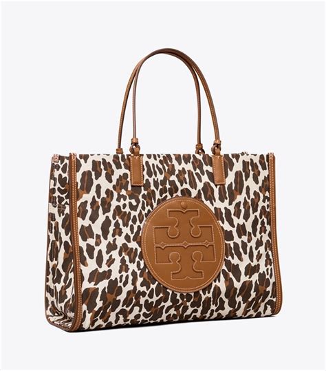 tory burch animal print handbag.